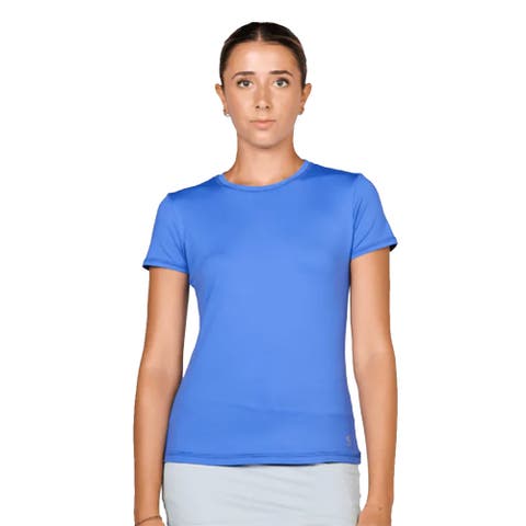 UV Colors Short Sleeve Womens Tennis Shirt