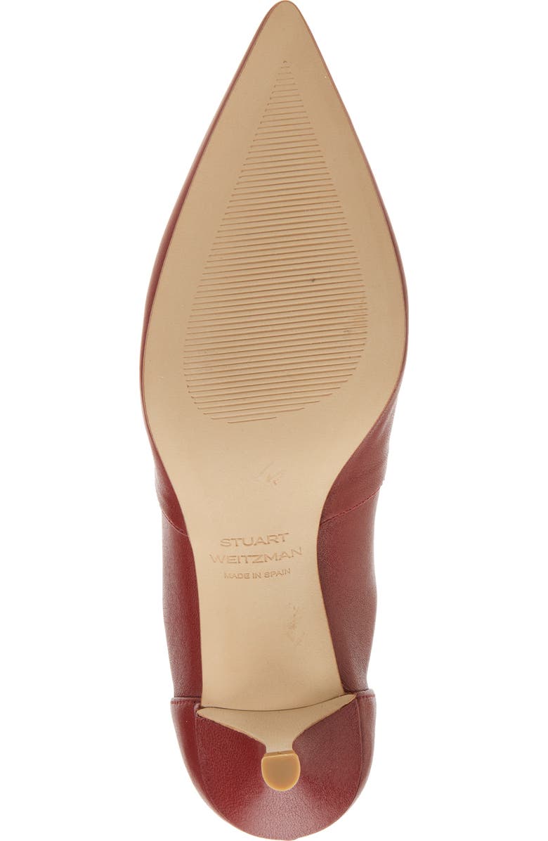 Stuart Weitzman Mara 50 Kitten Heel Bootie, Alternate, color, Brick