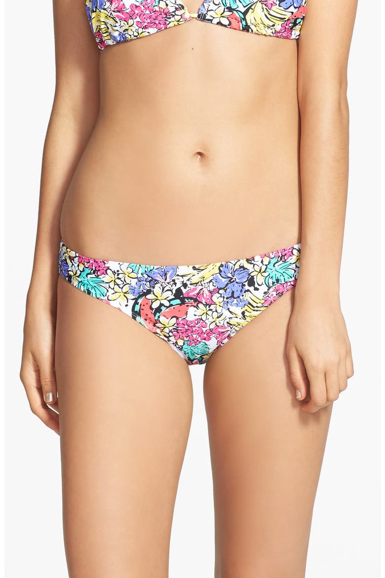 Print Basic Bikini Bottoms, Main, color, TROPICAL FRUIT