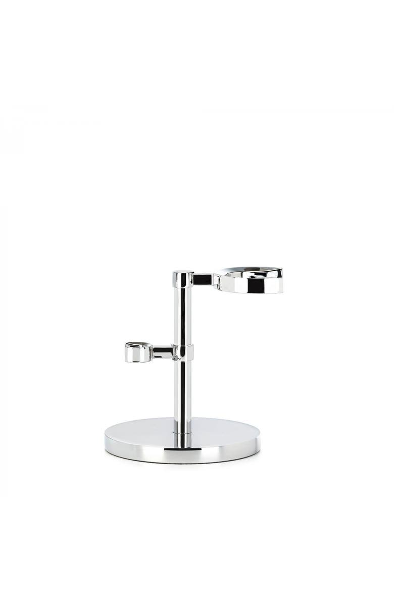 MÜHLE Hexagon Chrome Shaving Brush & Razor Stand, Main, color, Chrome