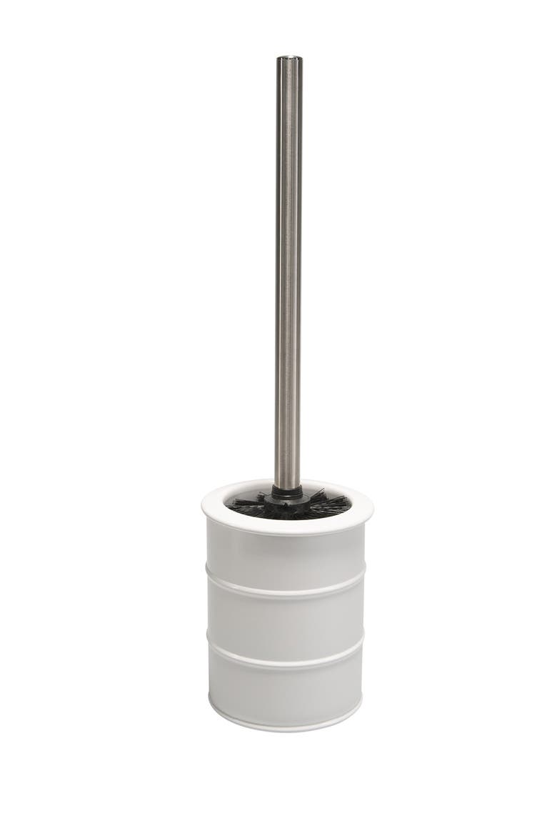 KENNEDY INTERNATIONAL Elle Decor Modern Ridge White Toilet Brush ...