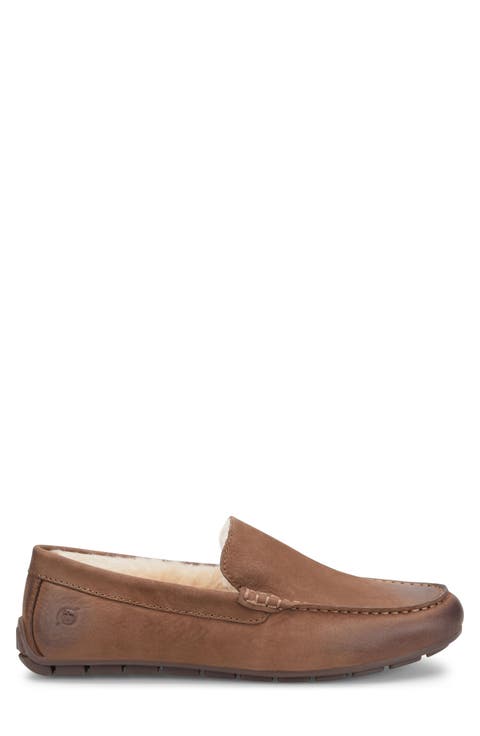 Allan Genuine Shearling Moc Slipper (Men)