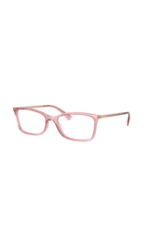 Vogue Eyewear 54mm Rectangle Optical Glasses In Pink
