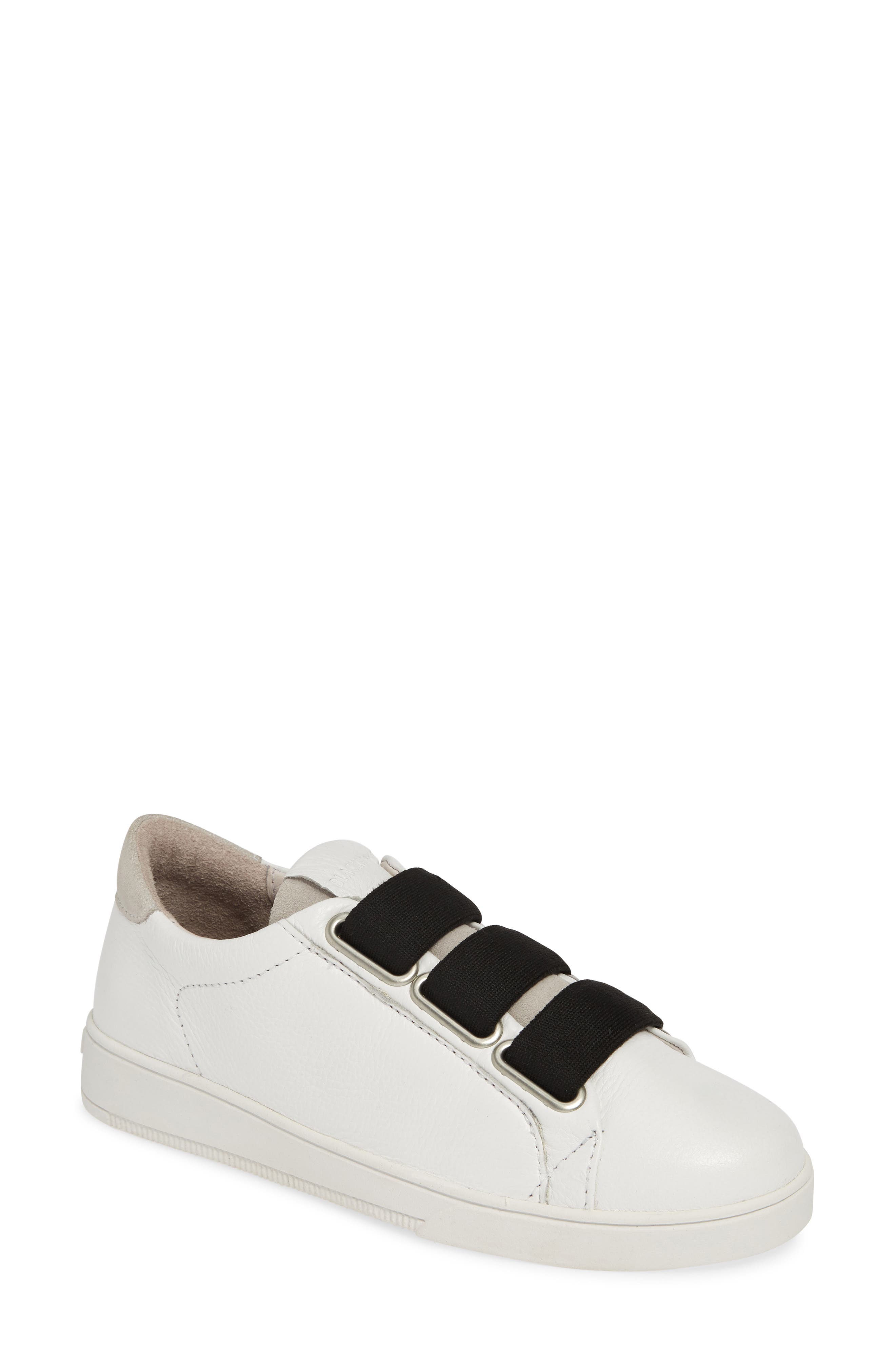RL82 Slip-On Sneaker, Main, color, WHITE/ BLACK LEATHER