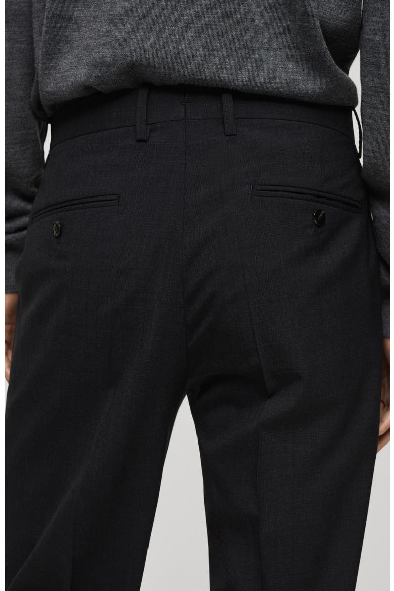 Slim Fit Virgin Wool Dress Pants, Alternate, color, GREY