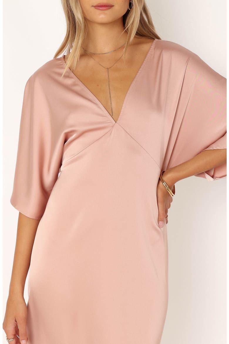 Eliza Dolman Sleeve Maxi Dress, Alternate, color, PINK