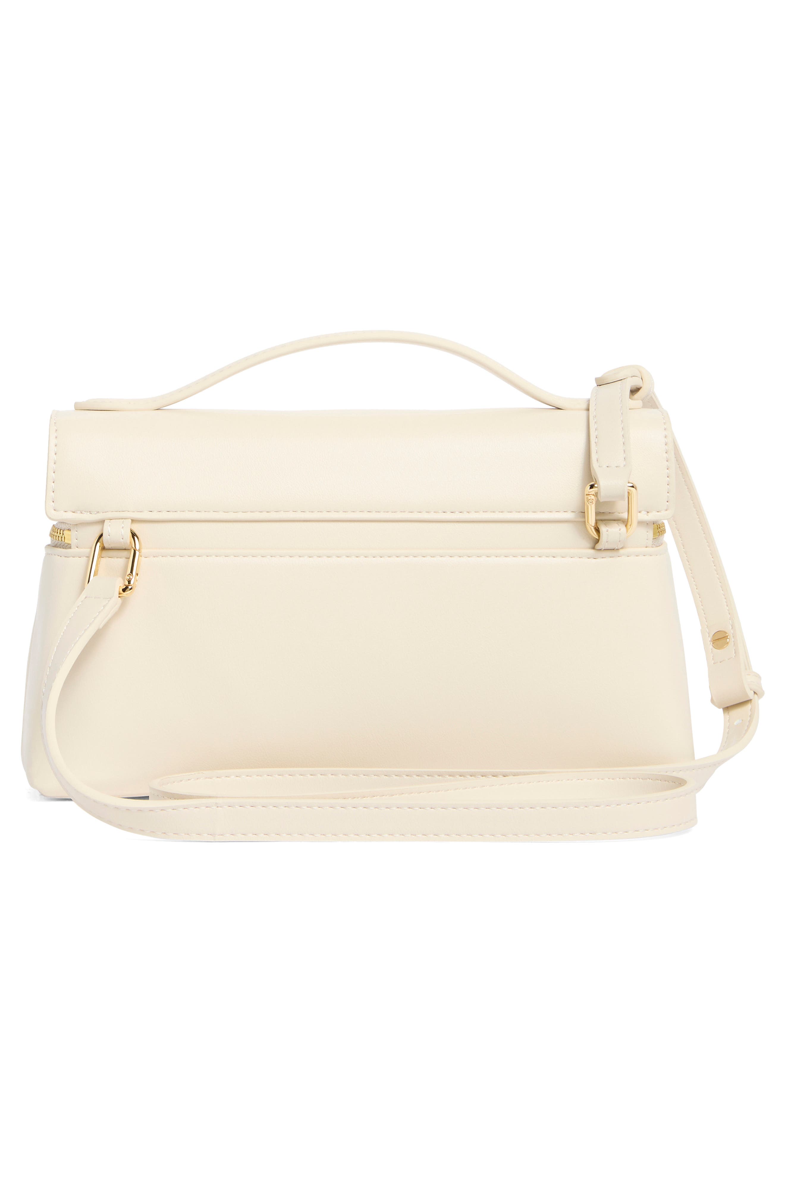 JW PEI Thea Faux Leather Top Handle Bag, Alternate, color, White