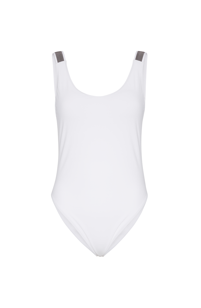 Brunello Cucinelli One-piece swimsuit, Main, color, White