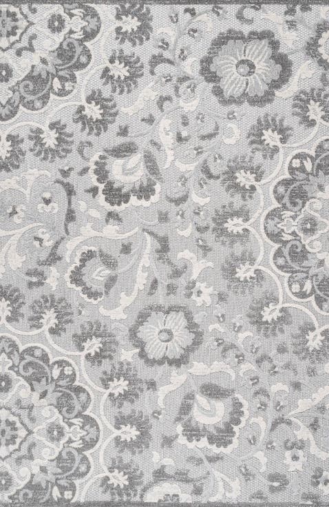 Lucena Modern Medallion High-Low Indoor/Outdoor Area Rug