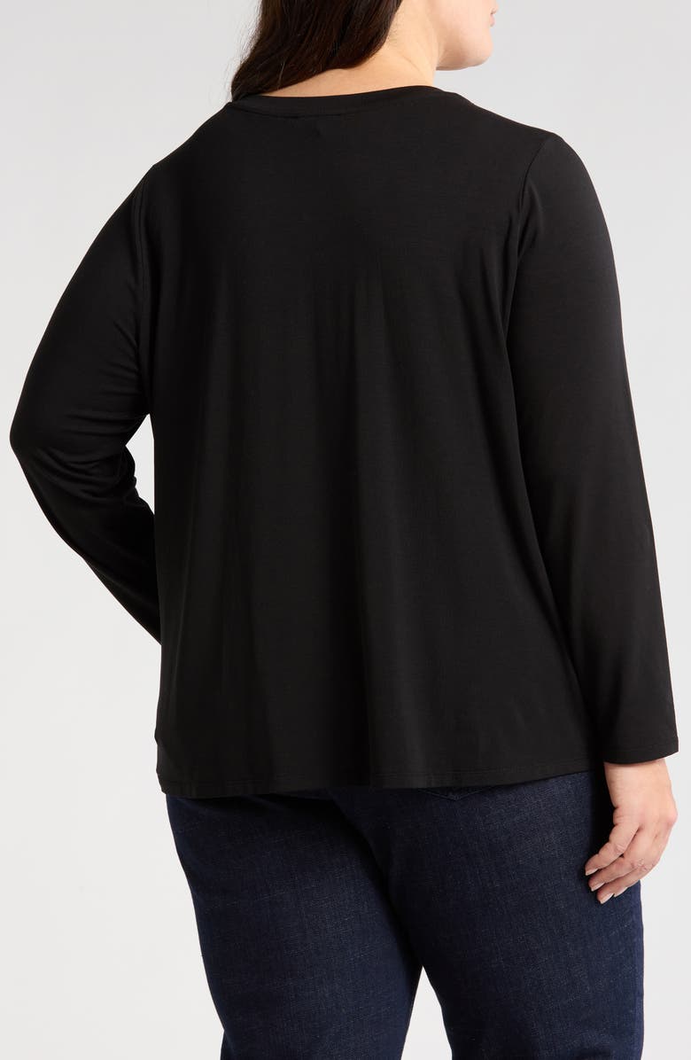 Eileen Fisher Asymmetric Knit Top, Alternate, color, 