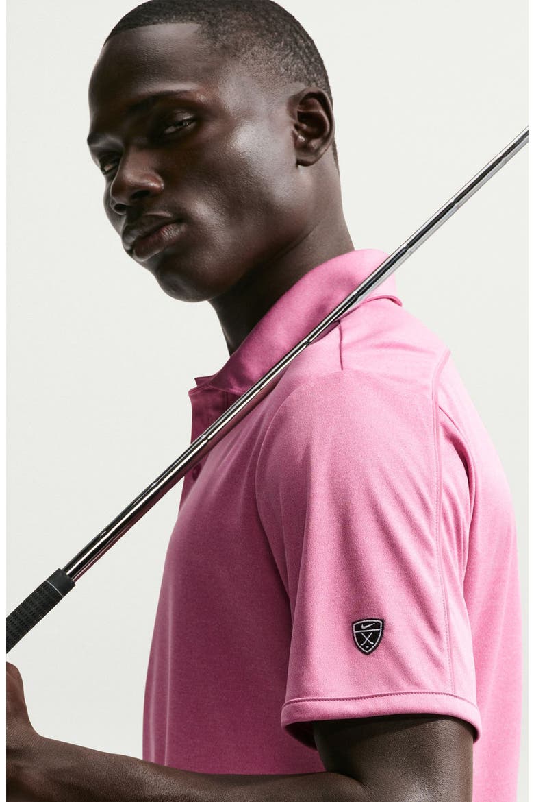 Par Dri-FIT Golf Polo, Alternate, color, PEONY