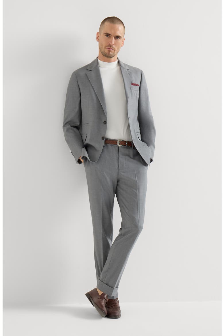 Hopsack blazer, Alternate, color, Grey