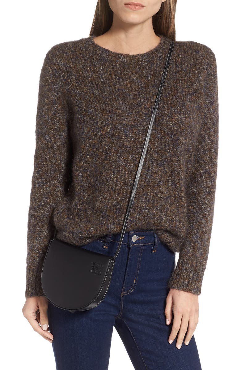 Loewe Mini Heel Leather Bag, Alternate, color,