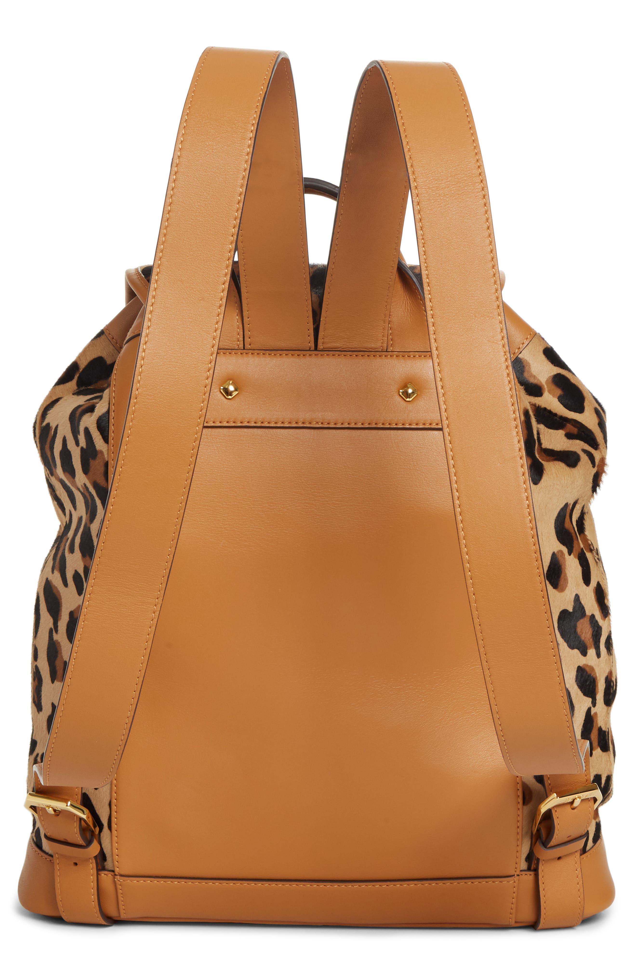 MCM Medium Leopard Backpack, Alternate, color, 