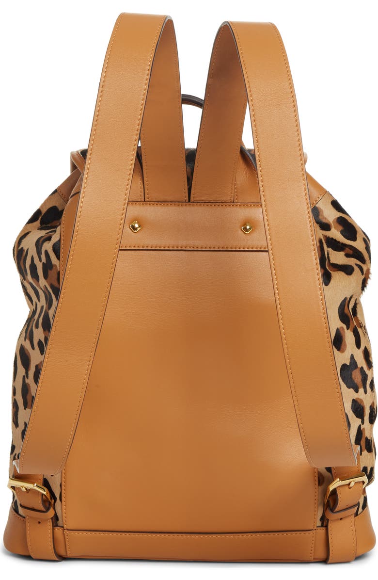 MCM Medium Leopard Backpack, Alternate, color,
