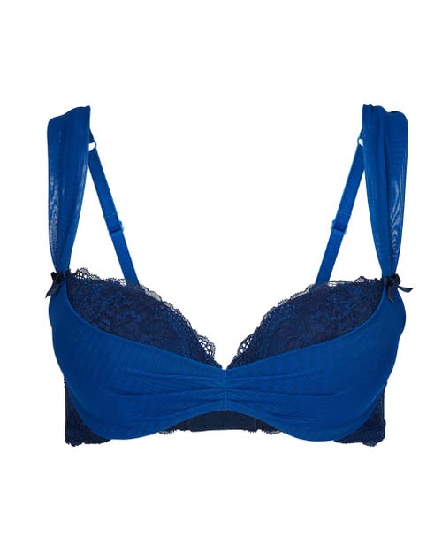 Shop Adore Me Clairabella Contour Demi Bra In Dark Blue