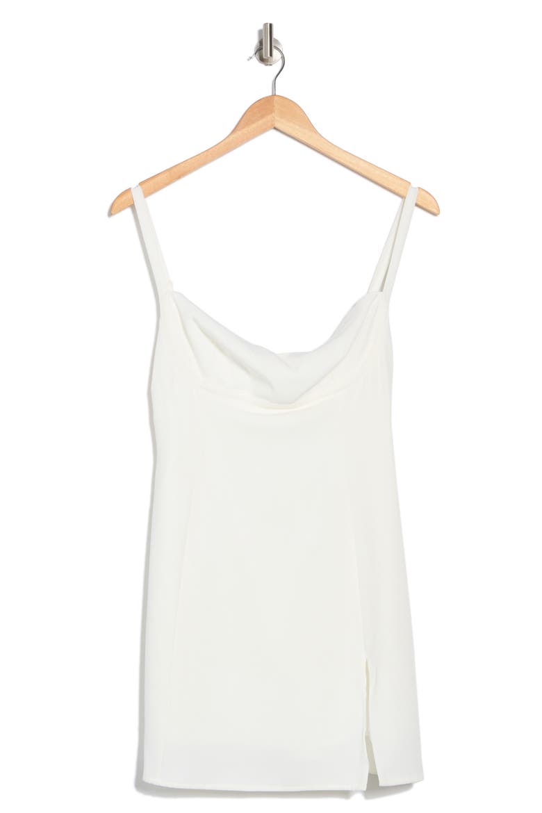 Briana Cowl Neck Dress, Alternate, color, WHITE