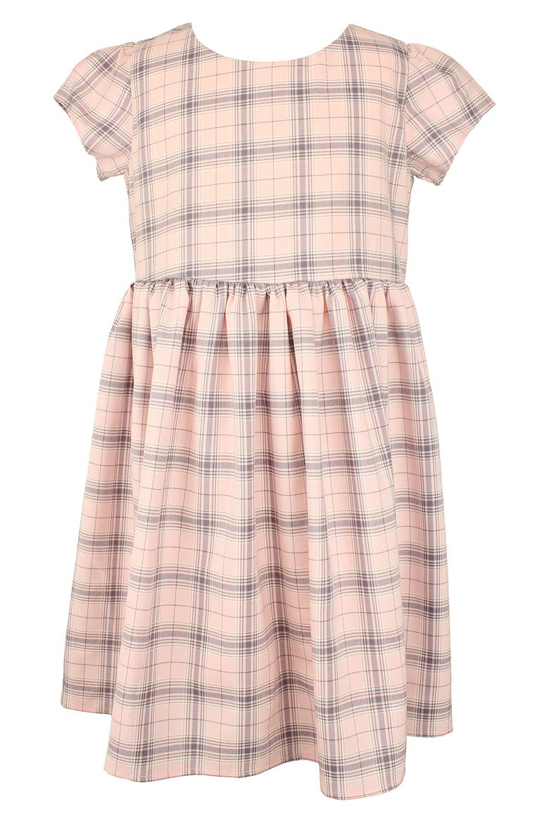 Kids' Plaid Dress, Main, color, PINK