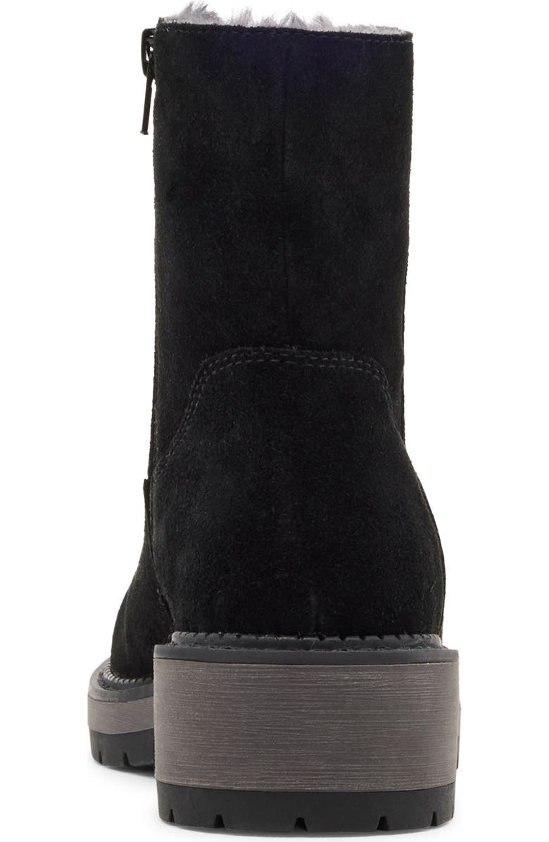 Blondo Nikkie Waterproof Suede Faux Fur Lined Boot, Alternate, color, Black Suede