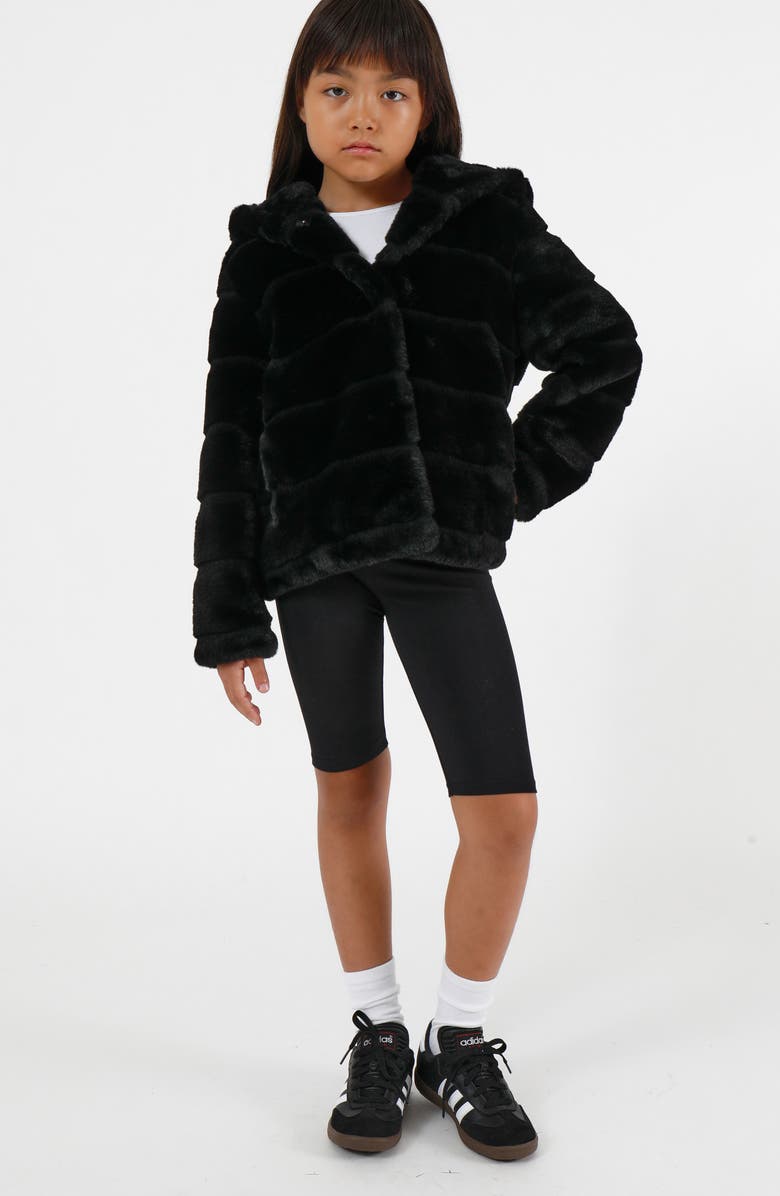 Apparis Kids' Goldie Faux Fur Coat, Alternate, color, 