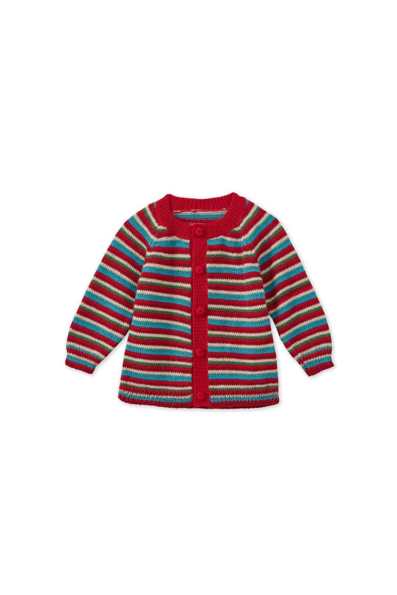 Baby Alpaca Cardigan, Multi Stripe, Main, color, Striped