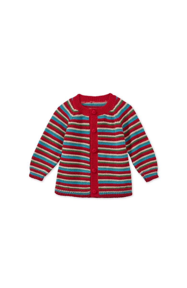 Vild House of Little Baby Alpaca Cardigan, Multi Stripe, Main, color, Striped