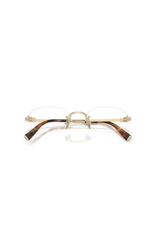 Miu Miu 51mm Oval Optical Glasses