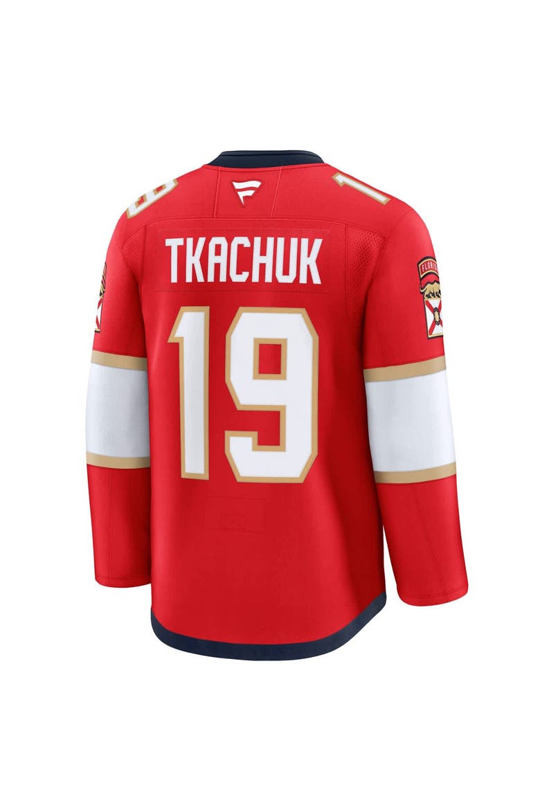 Men's Fanatics Matthew Tkachuk Red Florida Panthers Home Premium Jersey, Alternate, color, Red