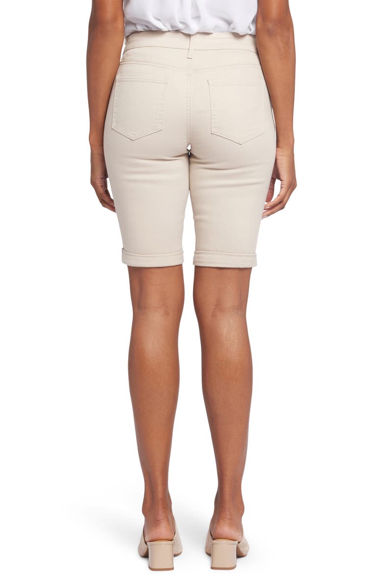 NYDJ Briella Cuffed Bermuda Shorts, Alternate, color, Feather