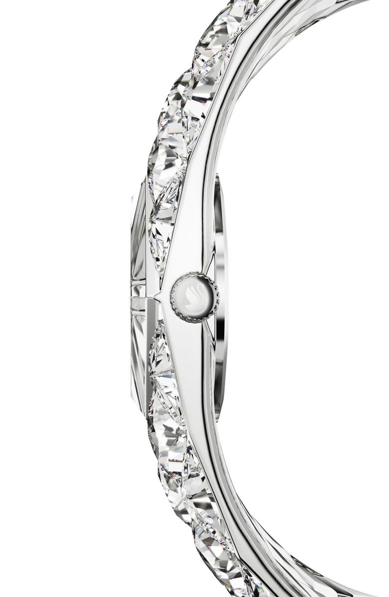 Swarovski Curiosa Bangle Bracelet Watch, 20.5mm x 20mm, Alternate, color,