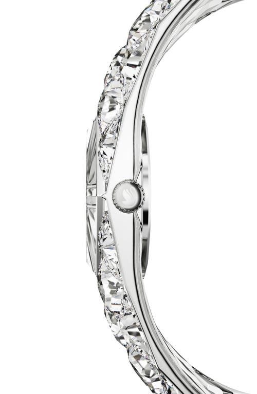 Swarovski Curiosa Bangle Bracelet Watch, 20.5mm X 20mm In Silver