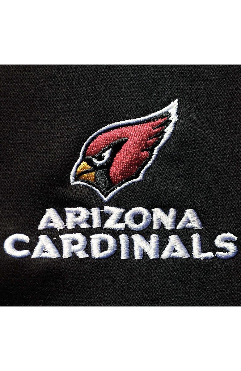 DUNBROOKE Men's Dunbrooke Black Arizona Cardinals Shag Tri-Blend Full-Zip Raglan Hoodie, Alternate, color, Black