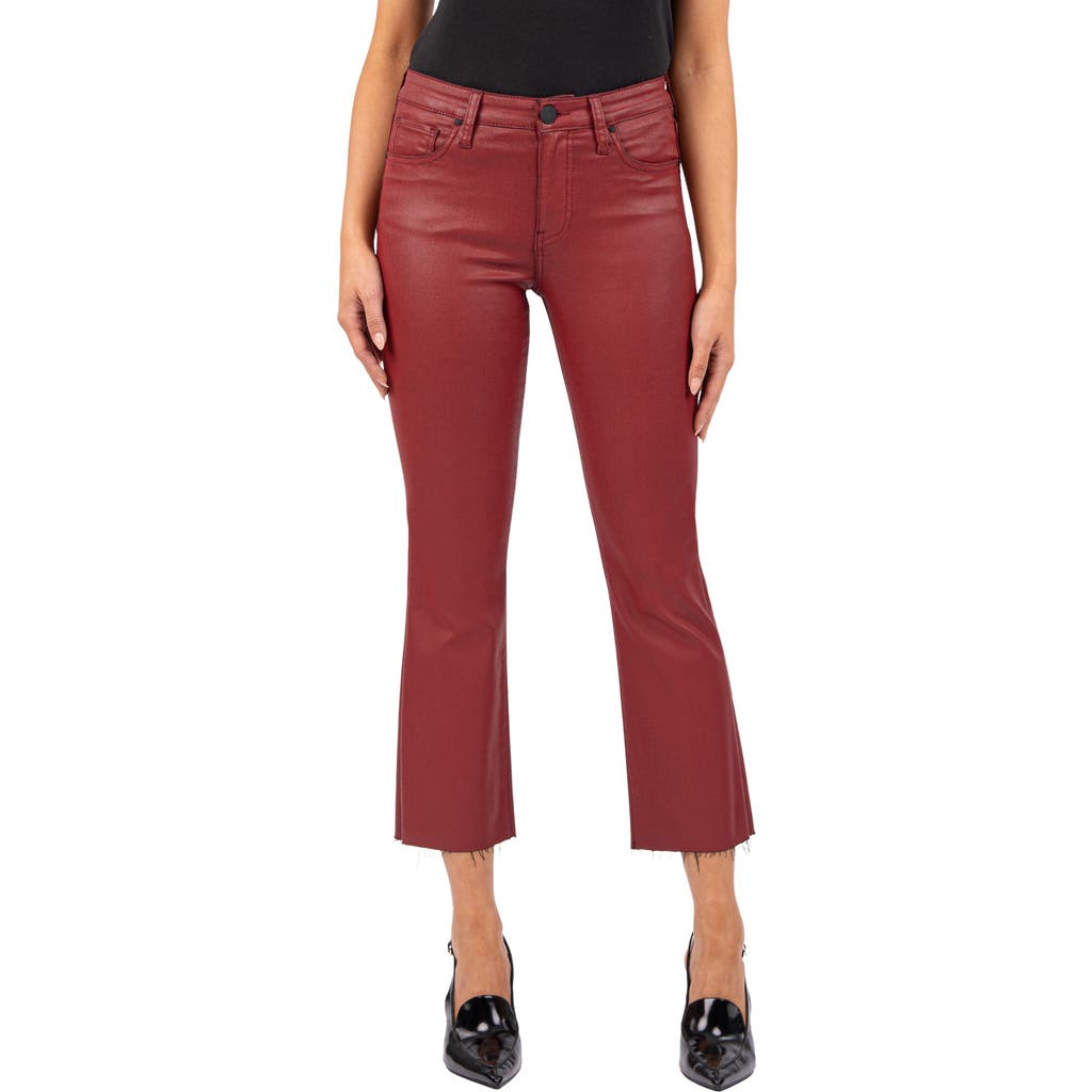 Kut From The Kloth Kelsey Crop Kick Flare Jeans In Blue
