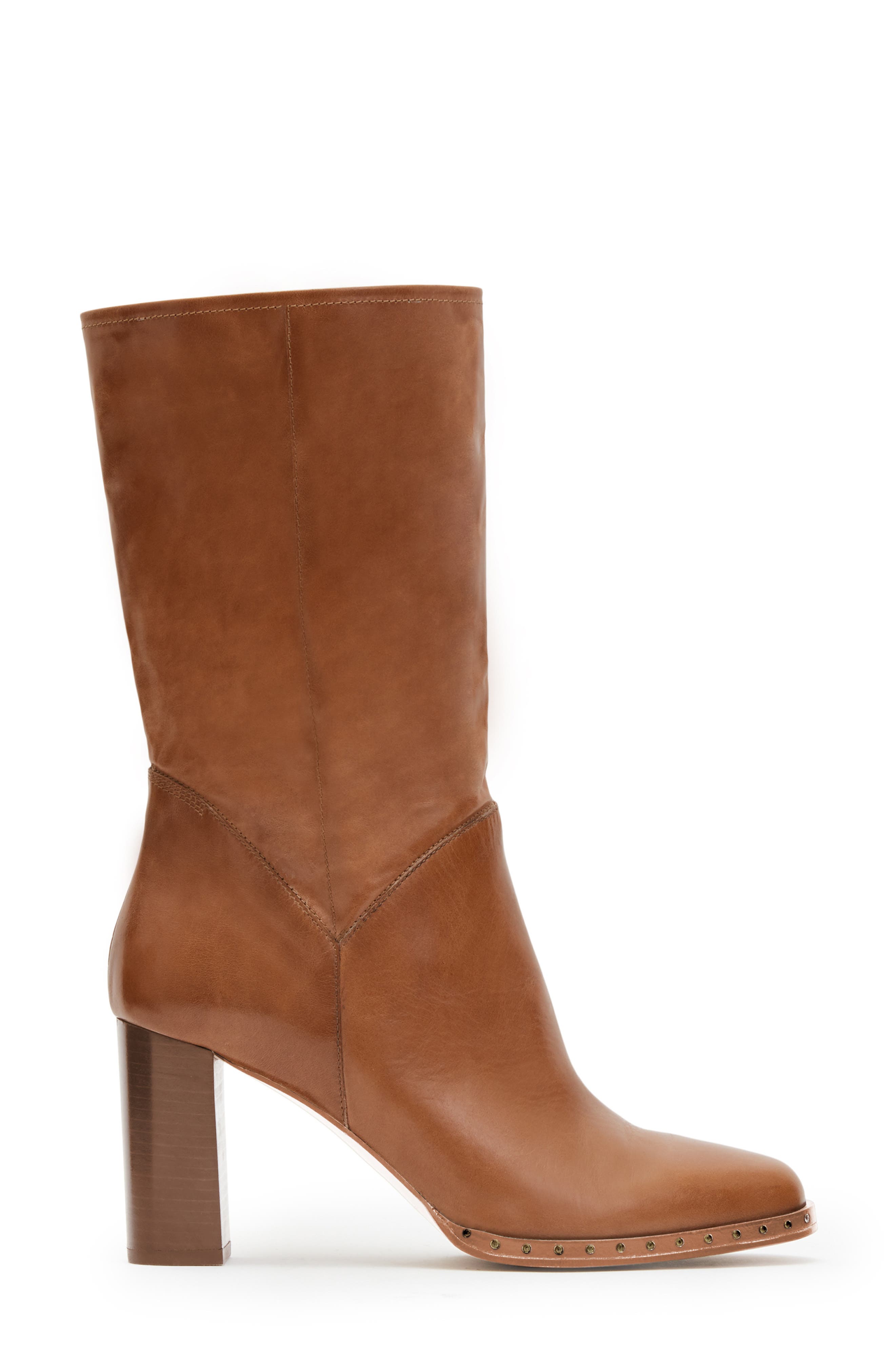 Mille Block Heel Boot, Alternate, color, TAN BROWN