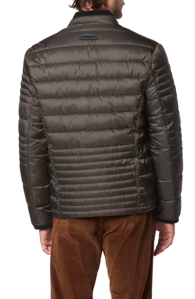 Andrew Marc Grymes Packable Quilted Puffer Jacket, Alternate, color, Slate