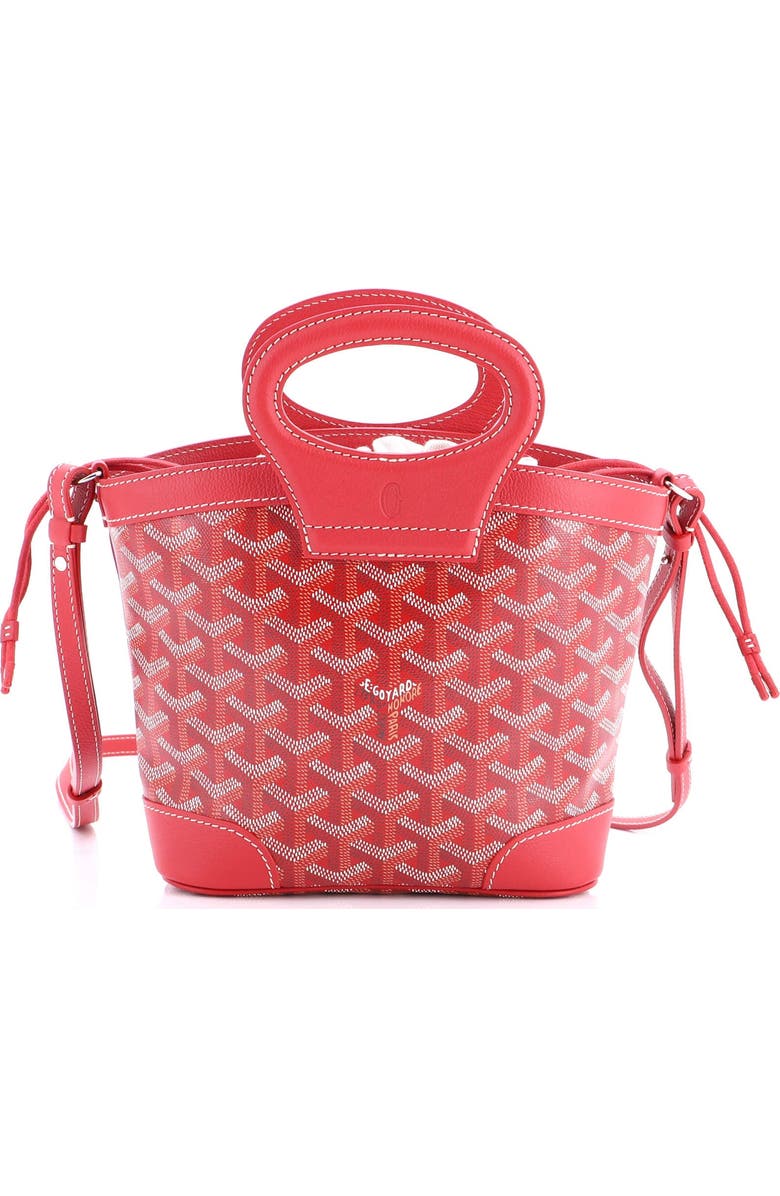 Pre-Owned Goyard Beluga Bag Coated Canvas Mini, Main, color, Red