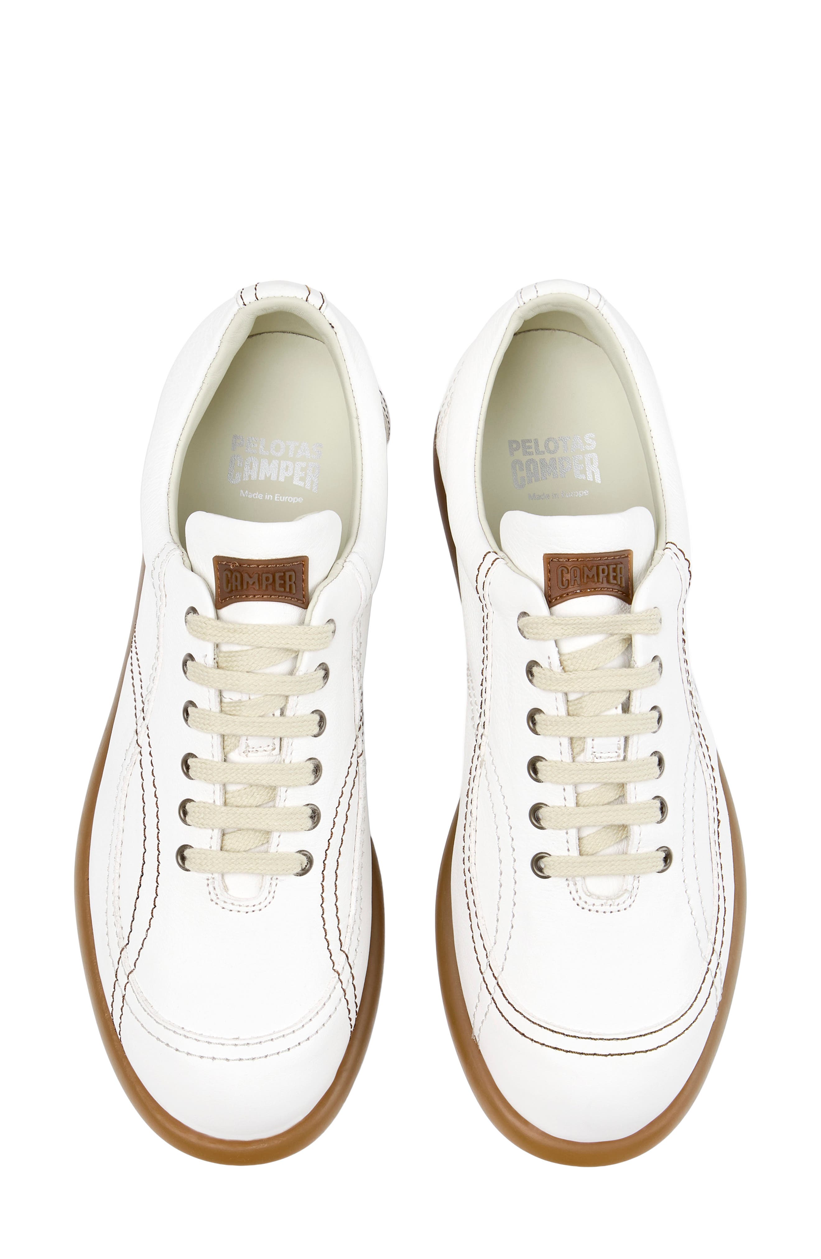 Pelotas Soller Leather Sneaker, Alternate, color, WHITE NATURAL