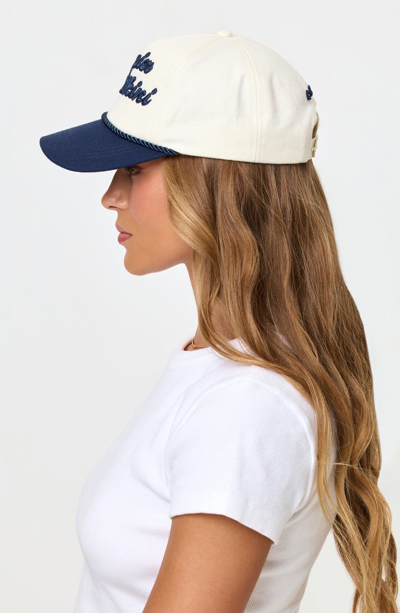 LSPACE Newport Cotton Baseball Cap, Alternate, color, Midnight/ Cream