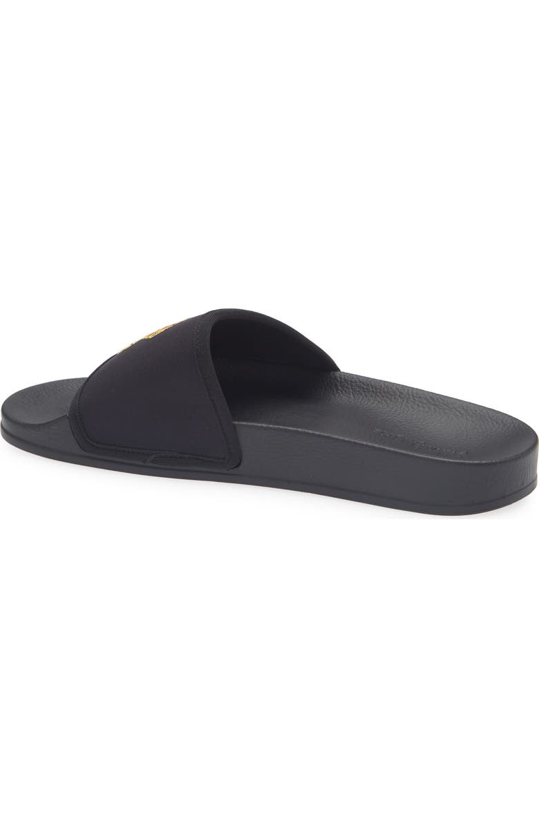 Palm Angels Logo Slide Sandal, Alternate, color, Black