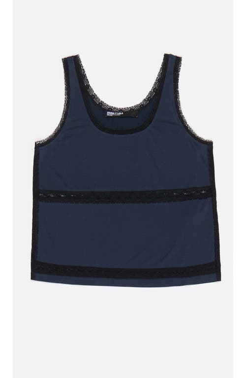 Bimba Y Lola Lace Top In Blue