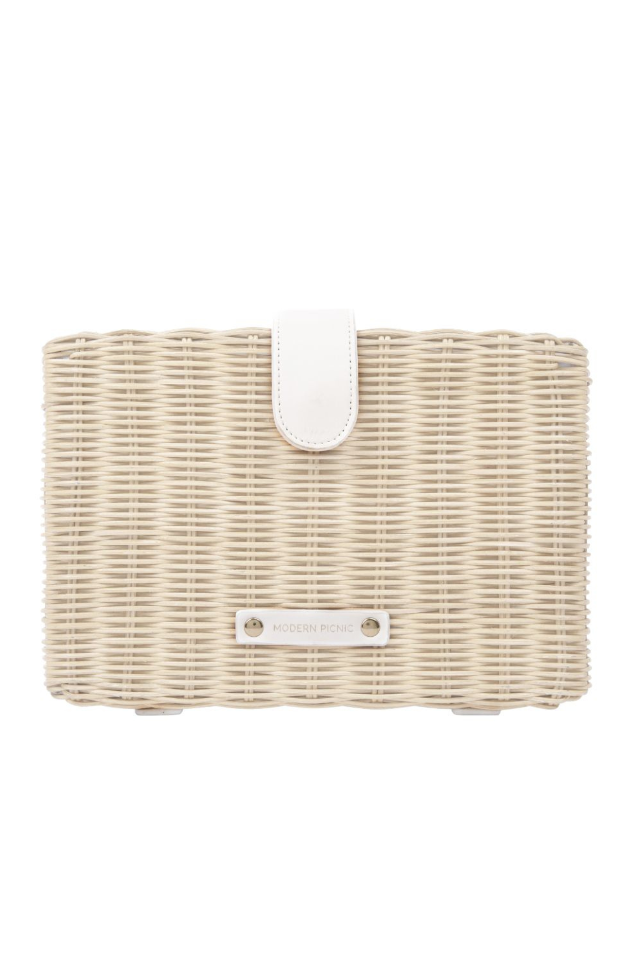 Modern Picnic THE SNACKER, Main, color, White Wicker