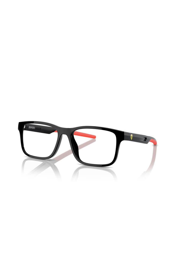 56mm Rectangle optical glasses, Main, color, Black