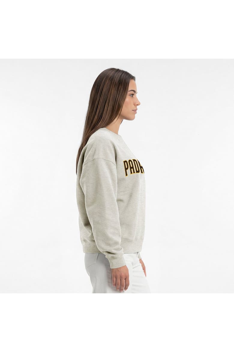 Women's Champion  Oatmeal San Diego Padres All-Star Sweatshirt, Alternate, color, Oatmeal