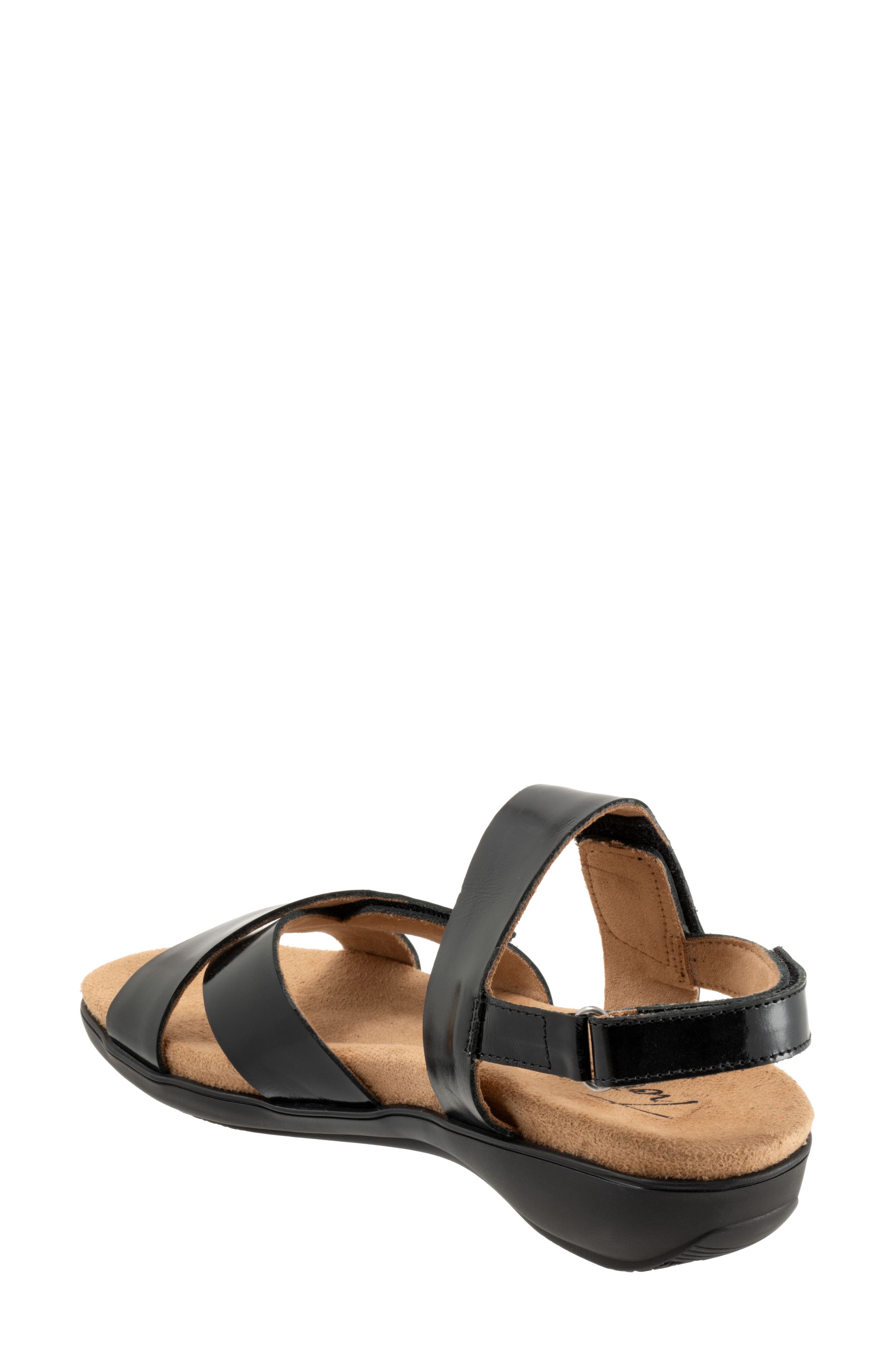 Trotters River Slingback Sandal, Alternate, color, Black