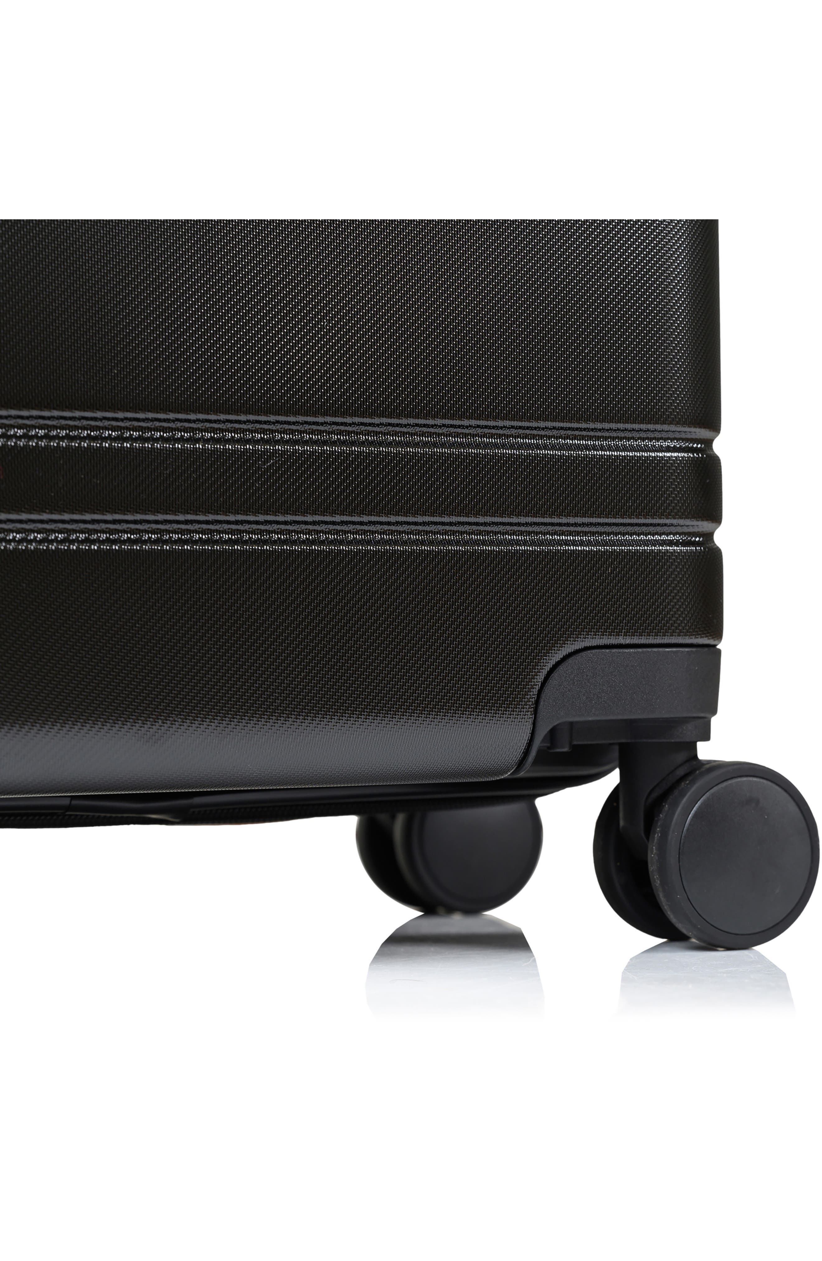 CHAMPS Vintage IV Hardside Carry-On Suitcase, Alternate, color, Black