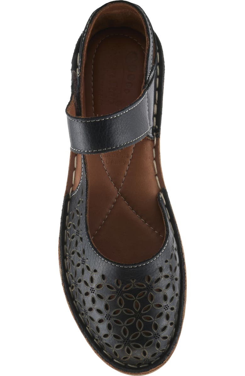 Spring Step Canoya Flat, Alternate, color, Black