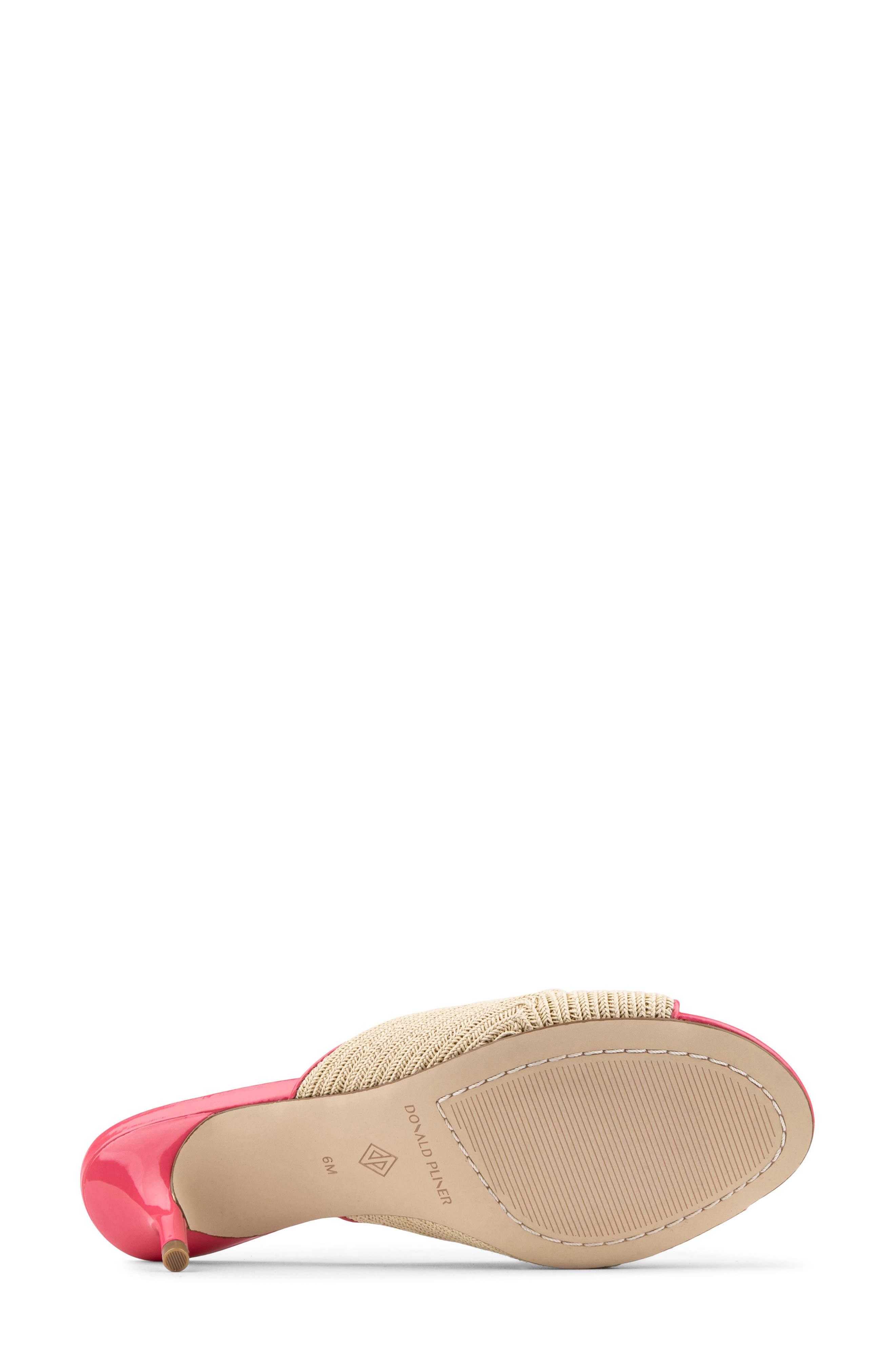 Raffia Sandal, Alternate, color, PINK
