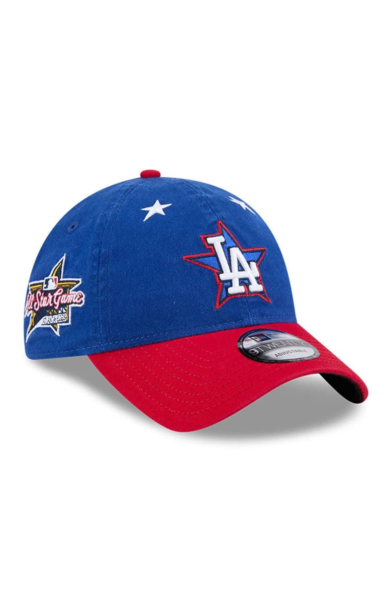 New Era Men's New Era Blue/Red Los Angeles Dodgers 2025 MLB All-Star Game Workout 9TWENTY Adjustable Hat, Main, color,