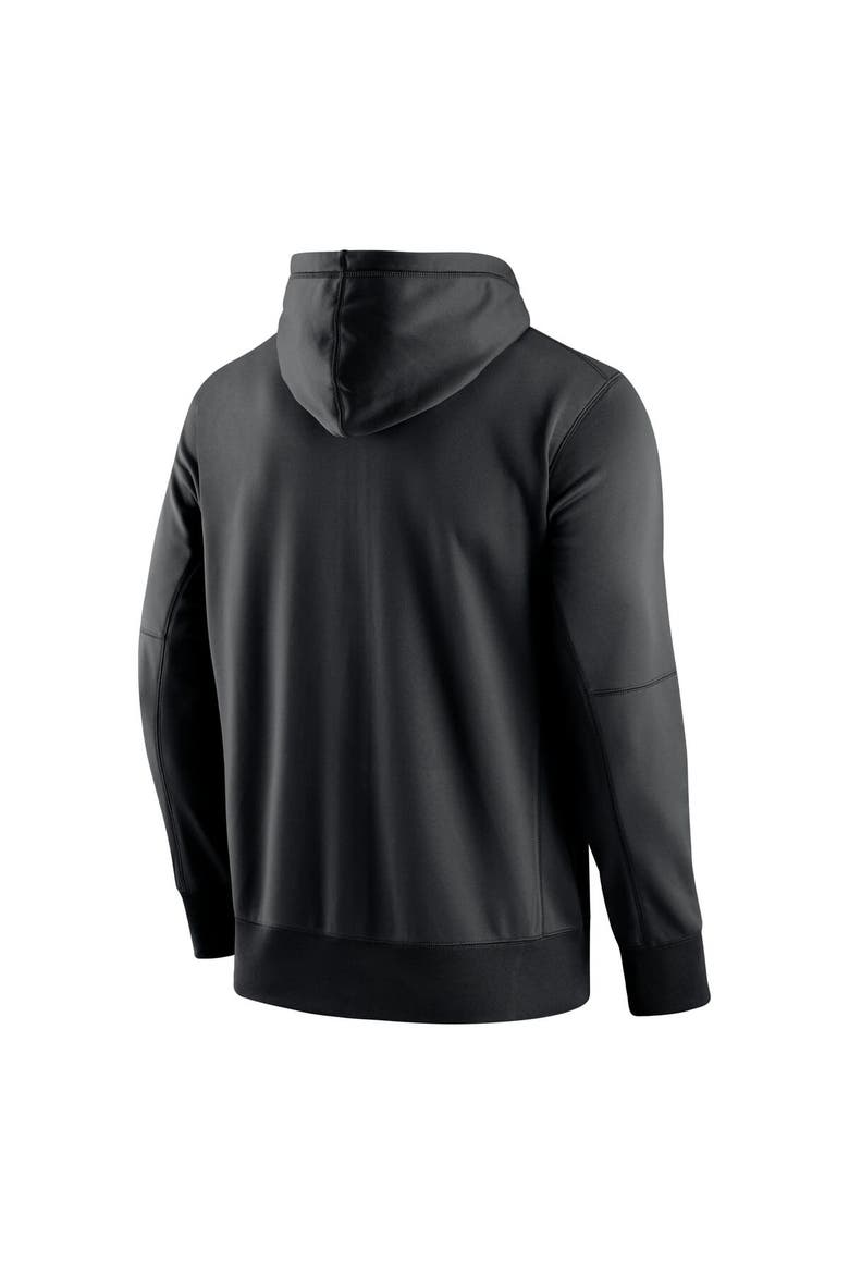 Men's Nike Black USC Trojans Logo Stack Performance Full-Zip Hoodie, Alternate, color, Black