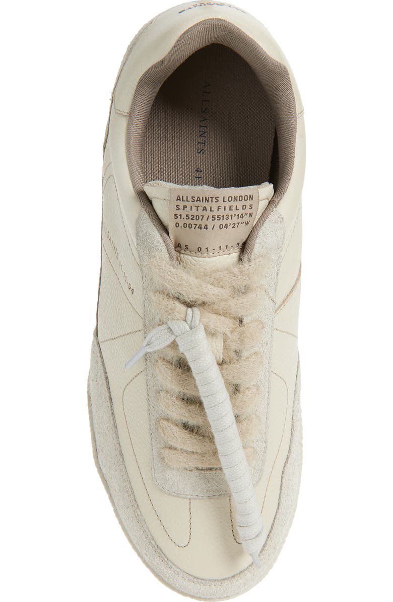 AllSaints Harri Low Top Sneaker, Alternate, color, Chalk White/ White